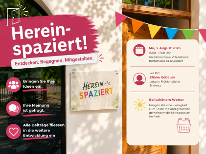 Hereinspaziert – Ideen teilen beim Picknick im Park