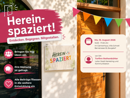 Ideengarten Villa Schnell - Neugierig? Kommen Sie vorbei!