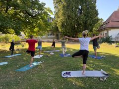 Yoga im Park